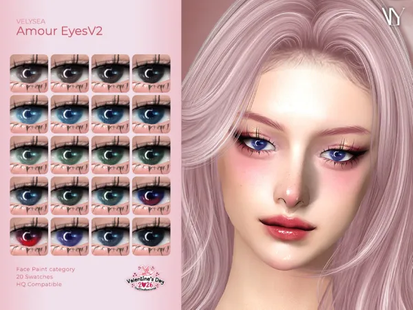 Alpha VELYSEA Amour EyesV2 by thesimsresource - The Sims 4 Custom Content