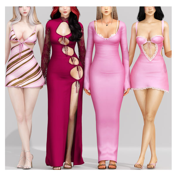 Mix Midnight Bloom Collection by babyetears - The Sims 4 Custom Content