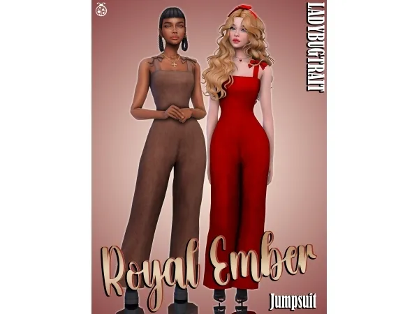 Royal Ember jumpsuit