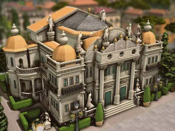 Maxis Match Ballroom Lounge (NO ) by thesimsresource - The Sims 4 Custom Content